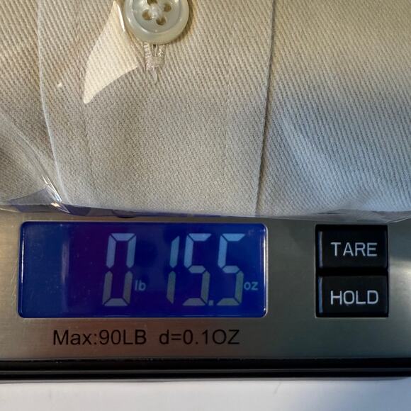 Ralph Lauren Blaire 100% Cotton Button Down Oxford Shirt Beige M Preppy Classic - Picture 7 of 7